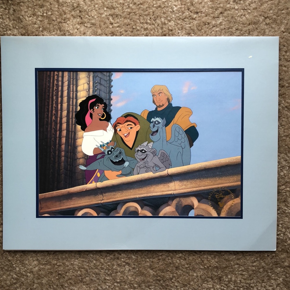 Disney's The Hunchback Of Notre Dame Exclusive Commemorative Lithograph 1997